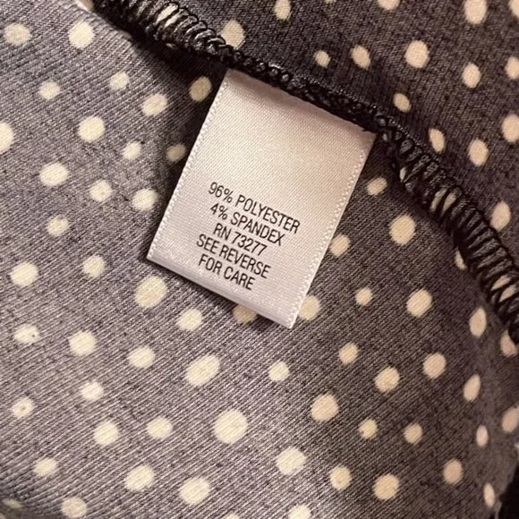 APT 9 Black White Polka Dot Tank Top Knotted V-Neck Sleeveless Plus Size 1X - Picture 9 of 11